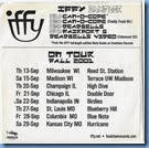 Iffy Fall 2001 sampler CD