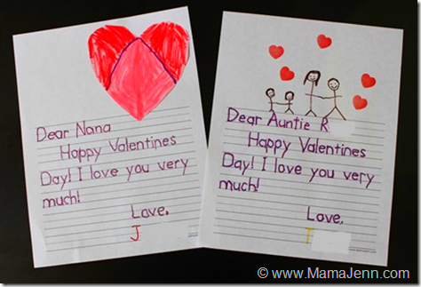Valentines Letters for Little Ones {FREE Tracing Printables}