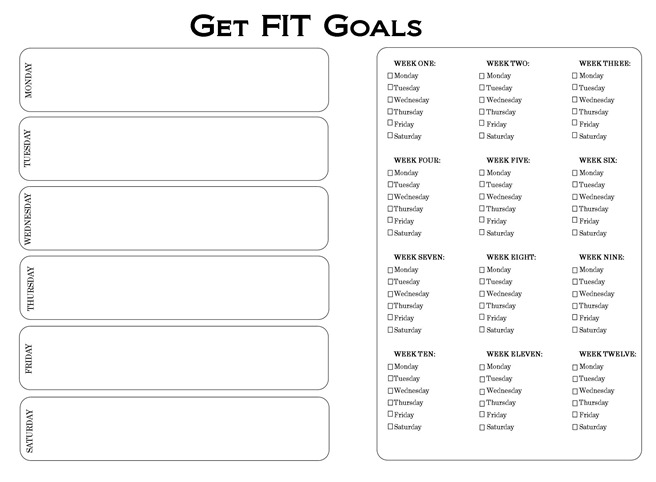 Get Fit Goals