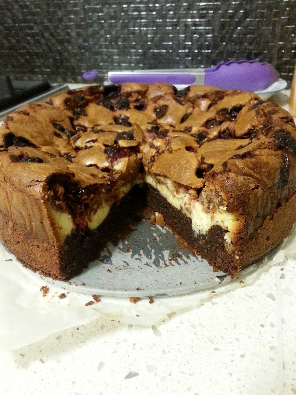 Eat . Travel . Dive Mixed Berry Cheesecake Brownies