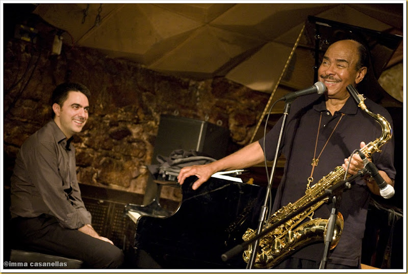 Joan Monn i Benny Golson (Barcelona 2012)