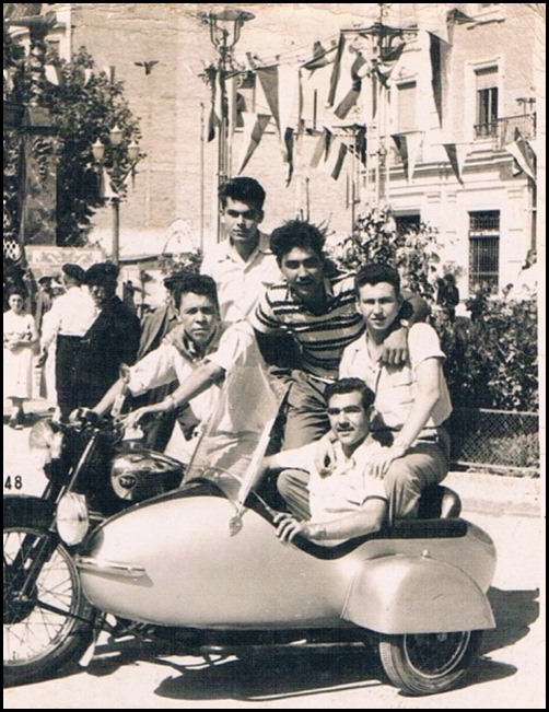 Sidecar en Valencia. Ca. 1966