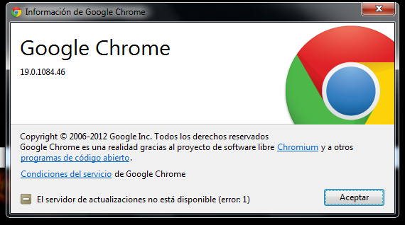 version de chrome que tengo