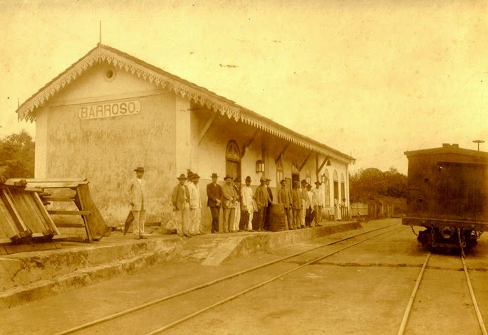 p5 ARQUIVO WELLINGTON TIBÉRIO A Estação Ferroviária de Barroso foi inaugurada em 1881 no final do período imperial. (1)
