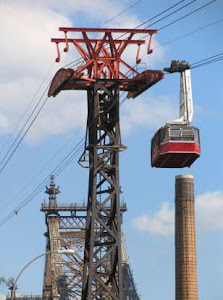 A suspension cable car