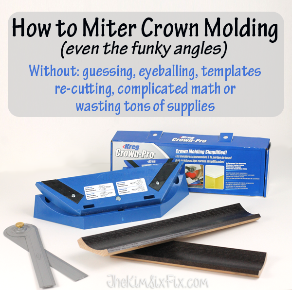 Hot to miter crown molding