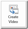 Create Video Button