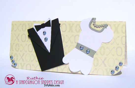 $20 gift envelope - Wedding gift card - SnapDragon Snippets - Ruthie Lopez
