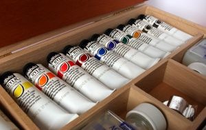 artist paint tubes