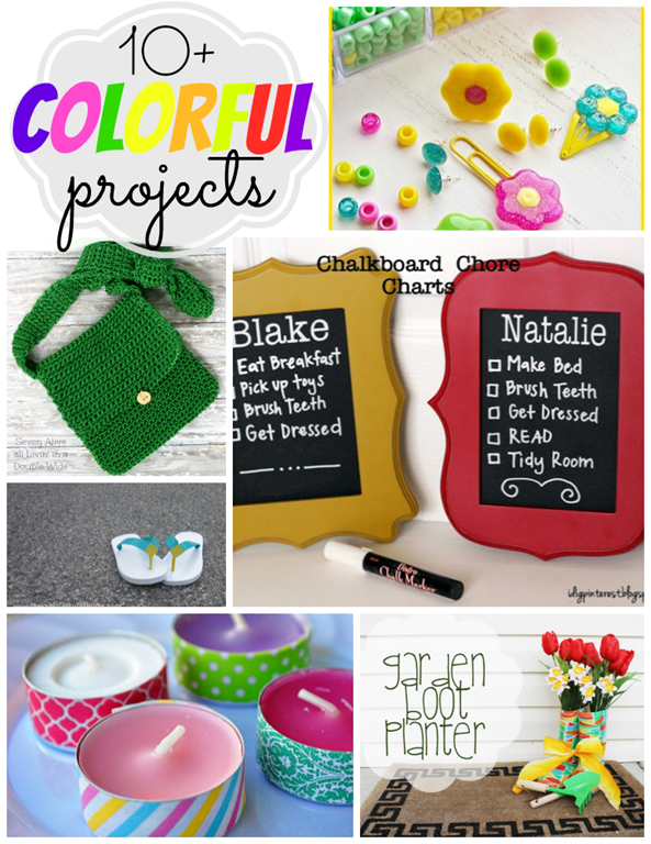 10  bright & colorful projects