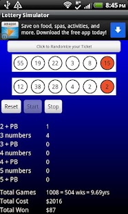 Lottery Simulator Screenshots 1