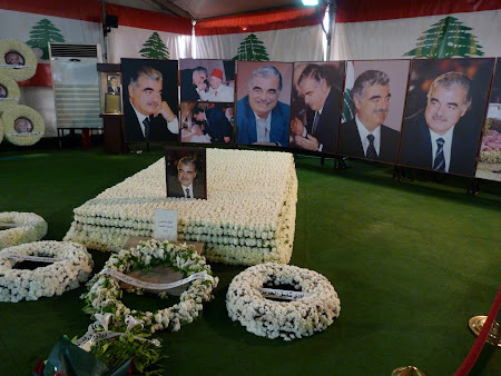Obiective turistice Liban - mormantul lui Rafic Hariri