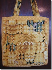 Fractured Flowers Daffodil Bag Front Close