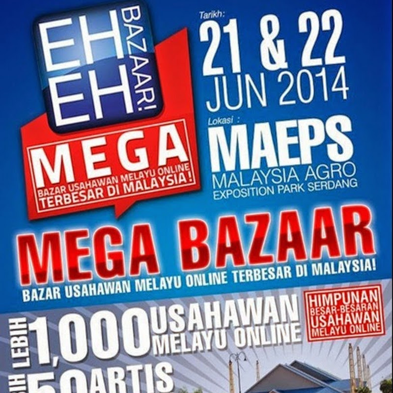 Kemeriahan di Eh Eh Bazaar MAEPS, Serdang