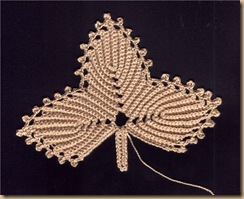 crochet leaf