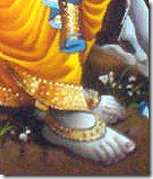 Krishna's lotus feet