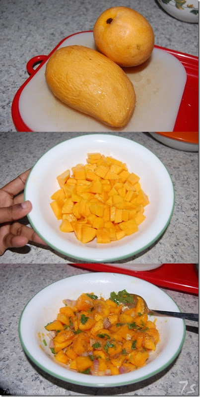 Mango salsa process 2