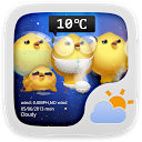 CuteChicken Free Theme Weather mobile app icon