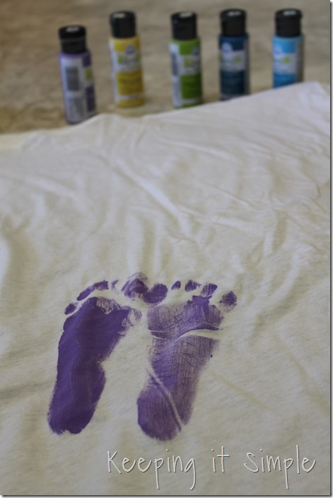 Father's Day Footprint shirt (3)