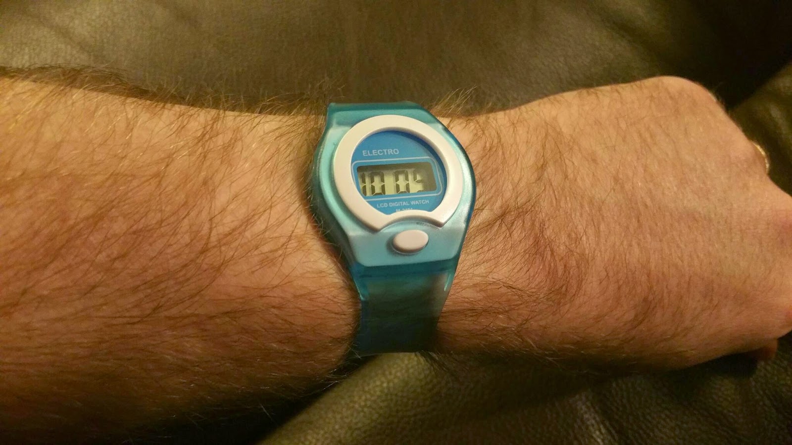 blue planet lcd digital watch
