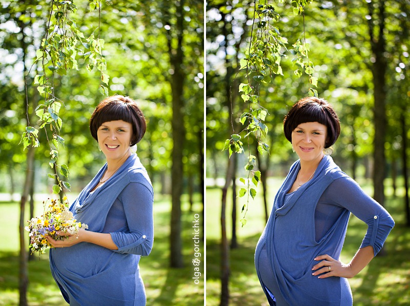 Летняя фотосессия беременности. Мария