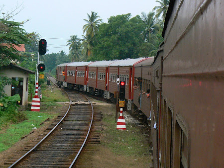 Calatorie cu trenul: in tren in Sri Lanka