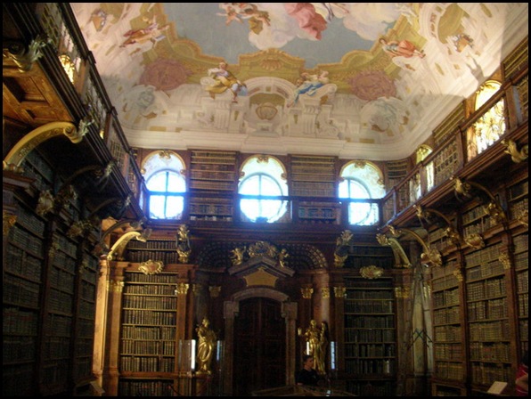 Bibliothèque du monastère de Melk, Melk, Autriche -2