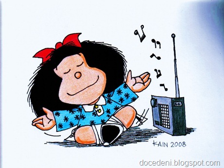 Mafalda-cantando