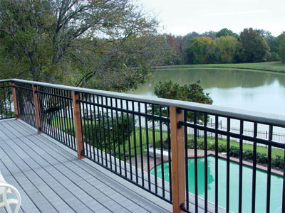 Outdoor Baby Gate  Deck on Deck Railings   Stair Solution