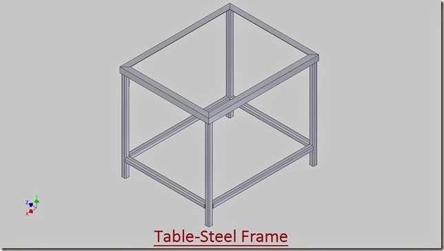 Table-Steel Frame