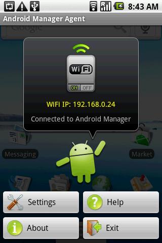 Android Sync Manager WiFi