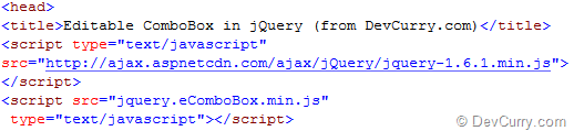 jQuery Combo Edit plugin