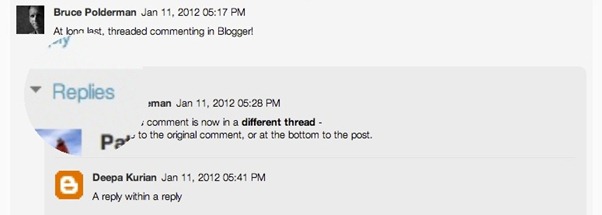 threaded comments