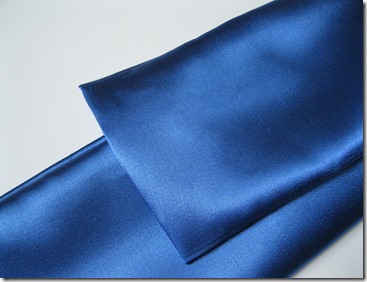 cobalt blue wedding ring bearer pillow and garter (11)