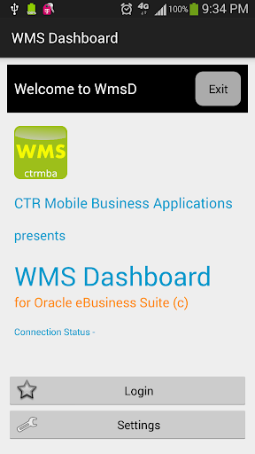 WMS Dashboard