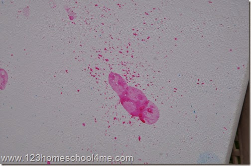 Summer splatte art for kids Summer splatte art for kids