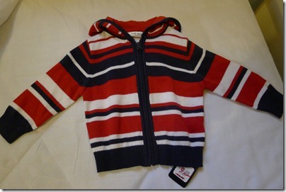 new born stripes jacket