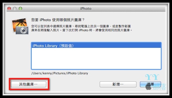 Iphoto library