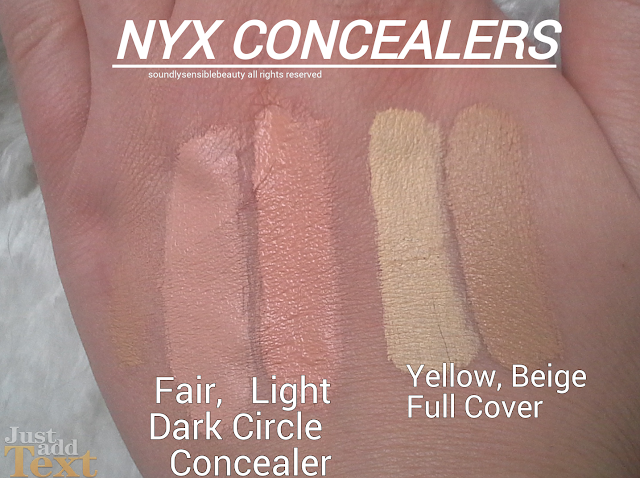 NYX Dark Circle Concealer Review & Swatches of Shades