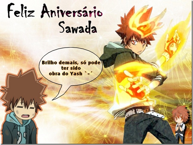 Feliz aniversário, Sawada.