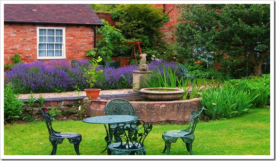 The Garden at Dinham Hall_  Ludlow_ Shropshire_O