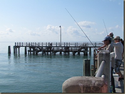 fishing pier at fort desoto