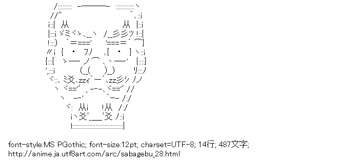 園川かず江 さばげぶっ アスキーアートリサイクル保管庫 出張所