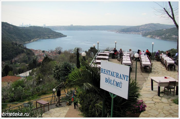 Вид на Босфор. Анадолу Кавагы - Йорос. 