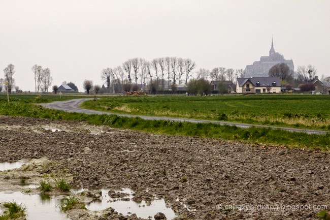 Uitzicht vanaf de camping