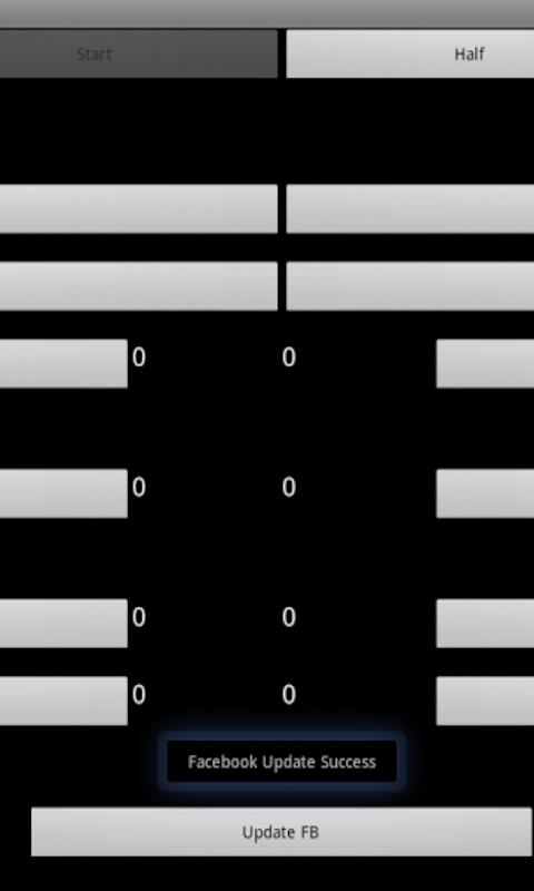 GAA Hurling Stats Recorder Pro Screen 2