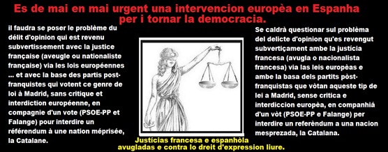 justícias francesa e espanhòla ajudada per Euròpa