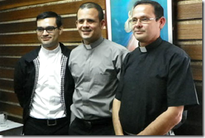 tres nuevos sacerdotes costarricenses