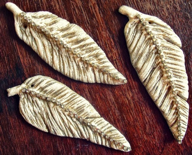 clay feathers 2