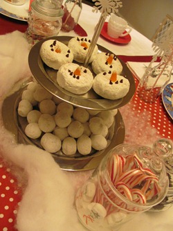 snowman breakfast party